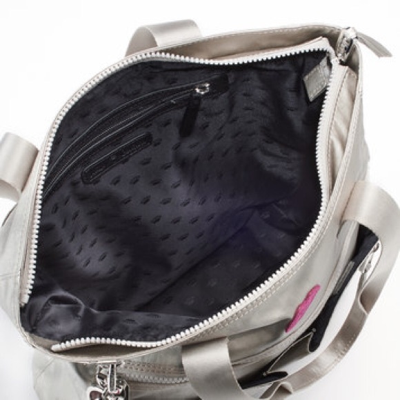 Juicy Couture Black Coated Canvas Tote Bag NWT - Picture 2 of 4